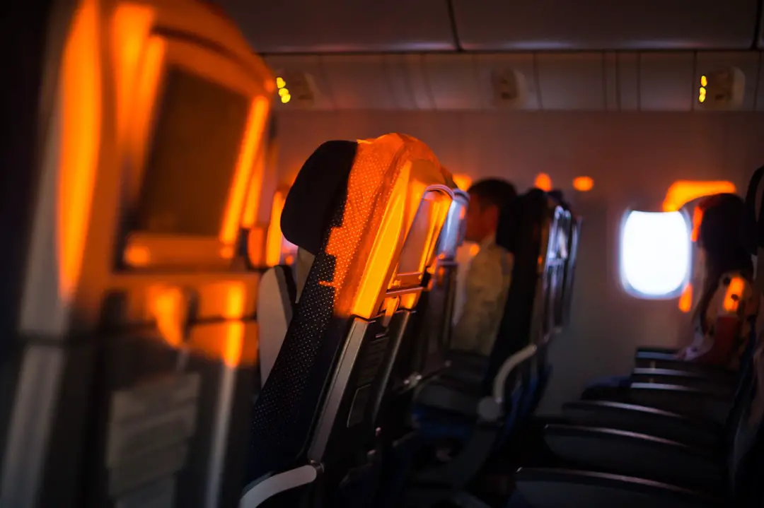 black and yellow bus seats
