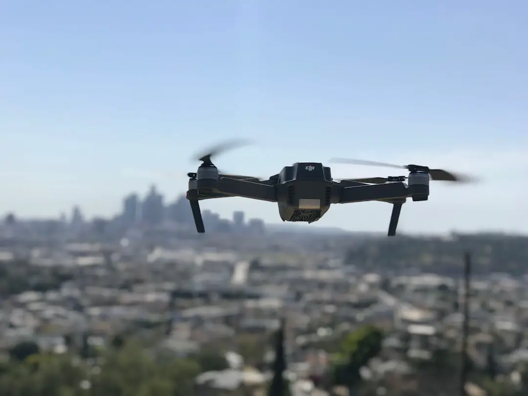photography of drone