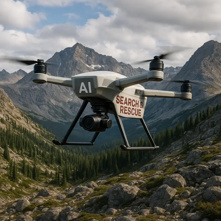 Featured image for AI Rescue Drones for Backcountry Safety